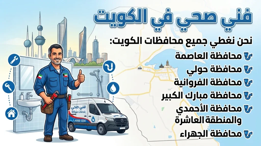 فني صحي جمعيات الكويت